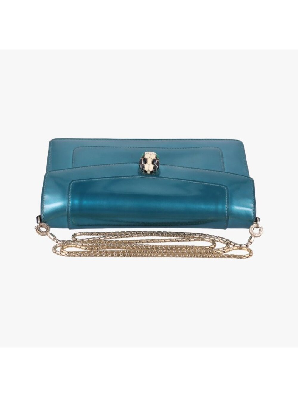 ★SOLD★ Bvlgari Serpenti Forever Blue Patent Shoulder - Picture 8 of 15